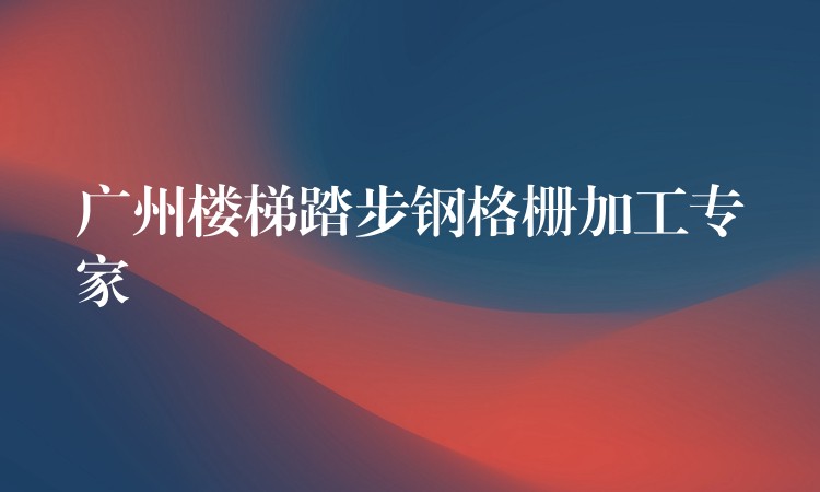 广州楼梯踏步钢格栅加工专家 广州楼梯踏步钢格栅加工专家