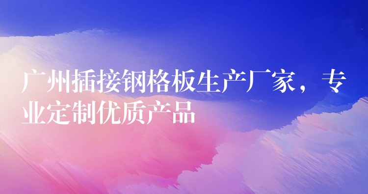 广州插接钢格板生产厂家,专业定制优质产品 广州插接钢格板生产厂家,专业定制优质产品