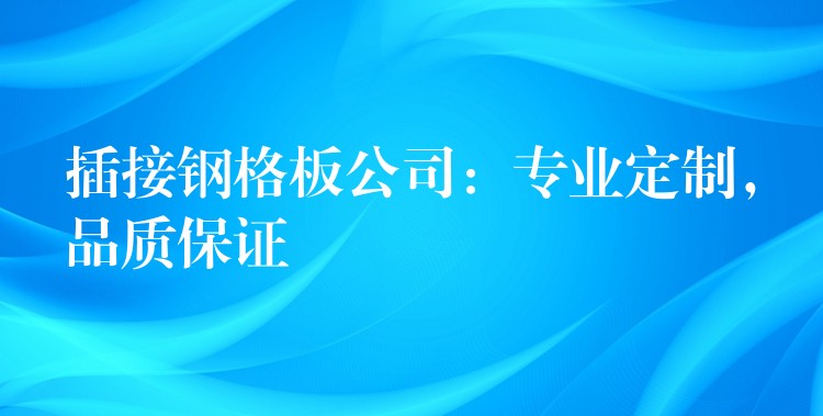 插接钢格板公司:专业定制,品质保证 插接钢格板公司:专业定制,品质保证